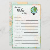 Vereist Baby - Baby shower - Multicolor Map (Voorkant / Achterkant)