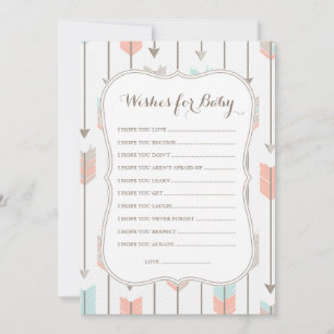 Vereist Baby tribale pijlschoeisel Advieskaart