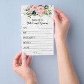 Vereist de Kaart Bride en Groom (Hand)