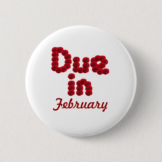 Vereist in februari Button (Voorkant)