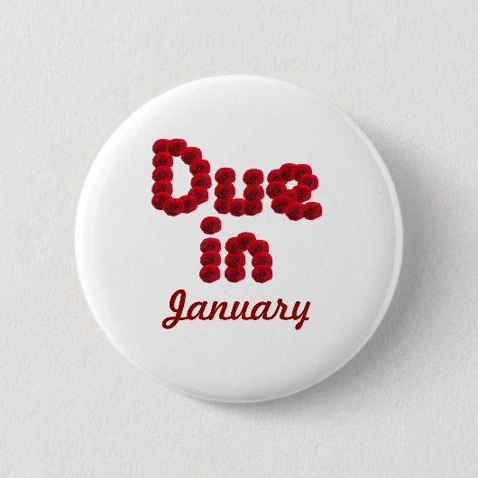 Vereist in januari Button (Voorkant)