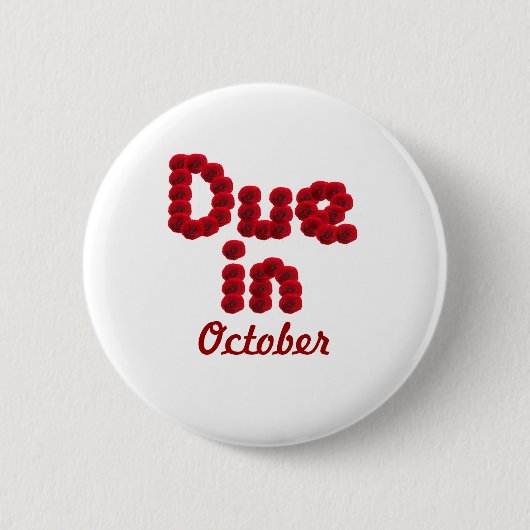 Vereist in oktober Button (Voorkant)