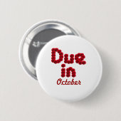 Vereist in oktober Button (Voorkant /achterkant)