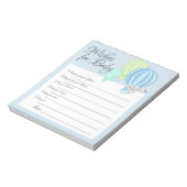 Vereist voor Baby Hot-Air-ballonnen met schitteren Notitieblok (Gedraaid)