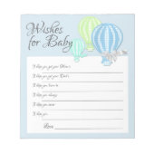 Vereist voor Baby Hot-Air-ballonnen met schitteren Notitieblok (Voorkant)