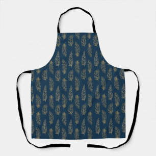 VEREN BLAUW- EN GEEL PATROON SCHORT