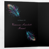 Veren en Masquerade Sweet 16 Feest Uitnodiging (Binnenzijde eerst)