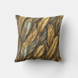 Veren Gouden Zilver Kunst Kussen