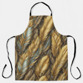 Veren Gouden zilveren kunst Schort (Voorkant)