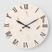 Veren Luxe Populaire Boho Collectie Grote Klok (Voorkant)