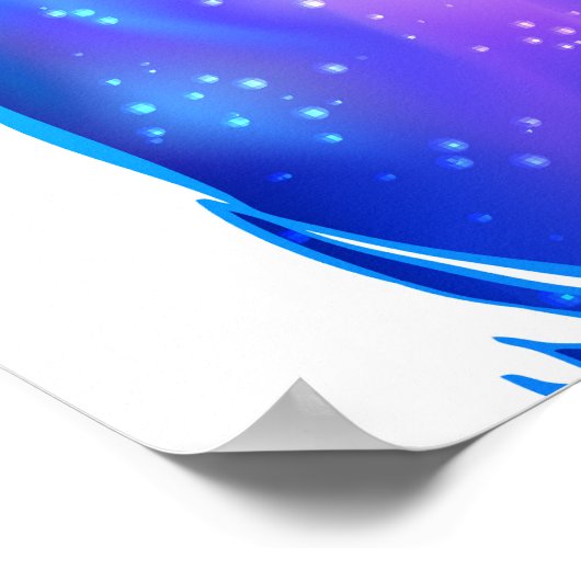 Veren met ruimte textuur, magisch patroon. poster (Hoek)