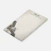 Veren over gestructureerde achtergrond Aangepast Post-it® Notes (Schuin)