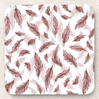 Veren print stand, vrolijke glimlachende wolf bier onderzetter