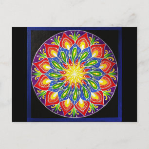 Veren van een tropische vogel (Briefkaart) Briefkaart