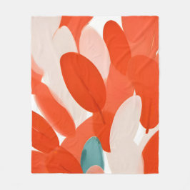 Veren van verschillende vogels komen samen fleece deken