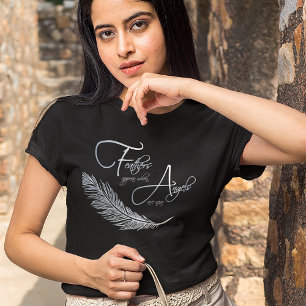 Veren verschijnen als engelen in de buurt zijn t-shirt