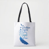 Veren verschijnen als engelen in de buurt zijn - v draagtas (Voorkant)