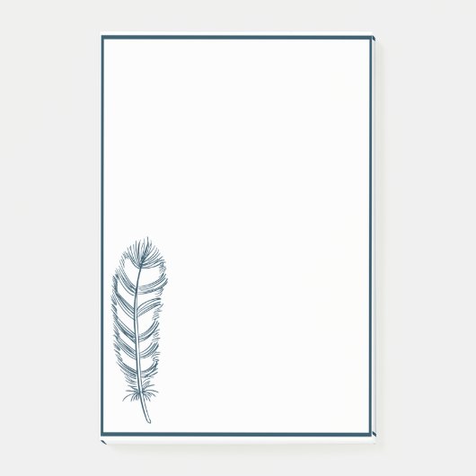 Veren Vorm Minimale en modern design Post-it® Notes (Voorkant)