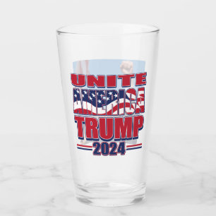 Verenig Amerika - Trump 2024 Glas