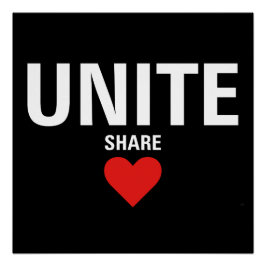 Verenig de politieke democratie perfect poster