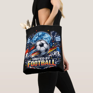 Verenigd door Voetbal – Wereldkampioenschap Vector Draagtas