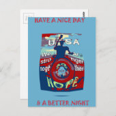 Verenigd in Hoop: Samen sterker - USA Art Print Briefkaart (Voorkant / Achterkant)