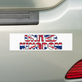 Verenigd Koninkrijk 006 Bumpersticker (Op auto)