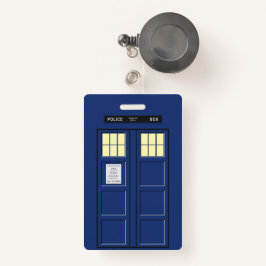 Verenigd Koninkrijk - Blue Police Public Call Box  Badge