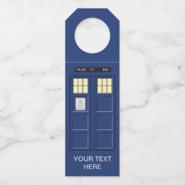 Verenigd Koninkrijk - Blue Police Public Call Box  Flessenhanger