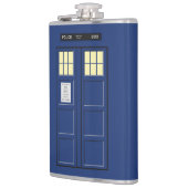 Verenigd Koninkrijk - Blue Police Public Call Box Heupfles (Links)