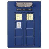 Verenigd Koninkrijk - Blue Police Public Call Box Klembord (Voorkant)