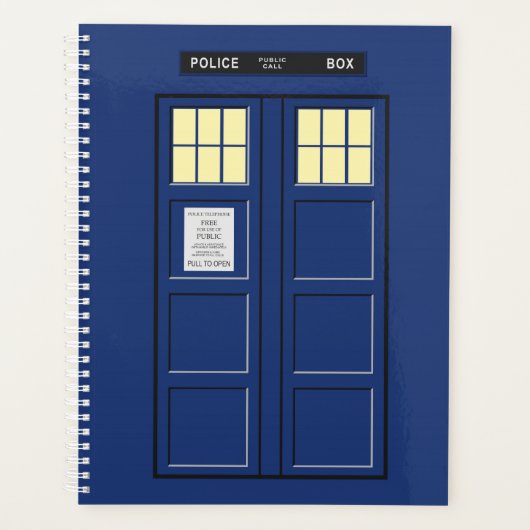 Verenigd Koninkrijk - Blue Police Public Call Box Planner (Voorkant)