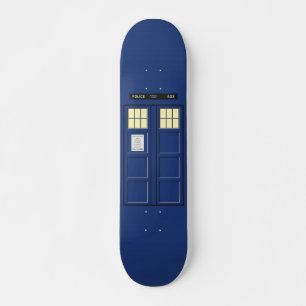 Verenigd Koninkrijk - Blue Police Public Call Box  Skateboard