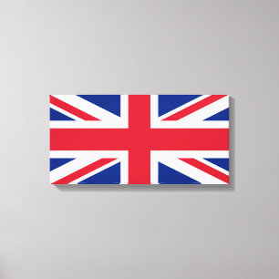 Verenigd Koninkrijk (Britse vlag) (Union Jack) (GB Canvas Afdruk