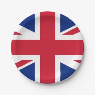 Verenigd Koninkrijk (Britse vlag) (Union Jack) (GB Papieren Bordje