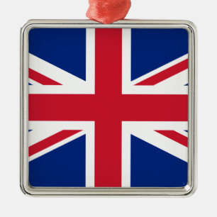 Verenigd Koninkrijk (Britse vlag) (Union Jack) (VK Metalen Ornament