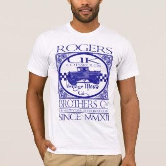 verenigd koninkrijk cotswolds  motor co door roger t-shirt