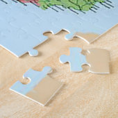 "Verenigd Koninkrijk" Jigzaag Puzzle Legpuzzel (Zijkant)