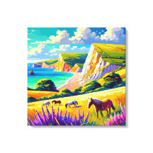 Verenigd Koninkrijk Jurassic Coast canvas print