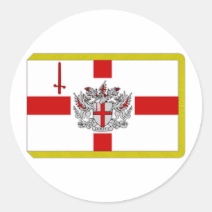 Verenigd Koninkrijk Lord Mayor of the City of Lond Ronde Sticker