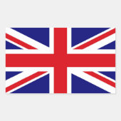 VERENIGD KONINKRIJK RECHTHOEKIGE STICKER (Voorkant)