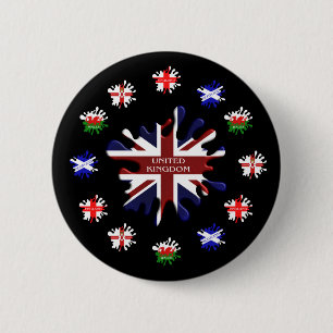 Verenigd Koninkrijk Ronde Button 5,7 Cm