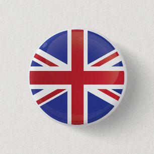 Verenigd Koninkrijk Ronde Icon Flag Button 3,2 Cm