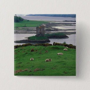 Verenigd Koninkrijk, Schotland, Isle of Skye, oud Vierkante Button 5,1 Cm