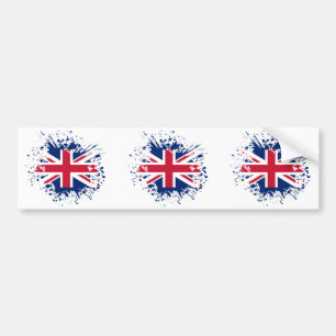 Verenigd Koninkrijk Souvenir Landmark, Britse vlag Bumpersticker