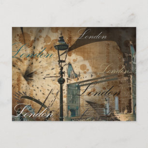 verenigd koninkrijk thames london tower bridge Lam Briefkaart