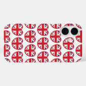 Verenigd Koninkrijk Union Jack Flag Heart Case-Mate iPhone Case (Achterkant (horizontaal))