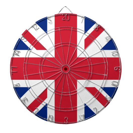 Verenigd Koninkrijk Union Jack Vlag van Britse Kol Dartbord (Voorkant)
