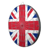 Verenigd Koninkrijk Union Jack Vlag van Britse Kol Dartbord (Voorkant Rechts)