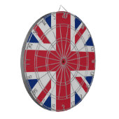 Verenigd Koninkrijk Union Jack Vlag van Britse Kol Dartbord (Voorkant Links)